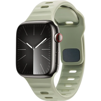 Afbeelding van imoshion Active Sport siliconen bandje Geschikt voor Apple Watch 1, 2, 3, 4, 5, 6, 7, 8, 9, 10 (42 mm), SE 38/40/41 mm Groen One Size