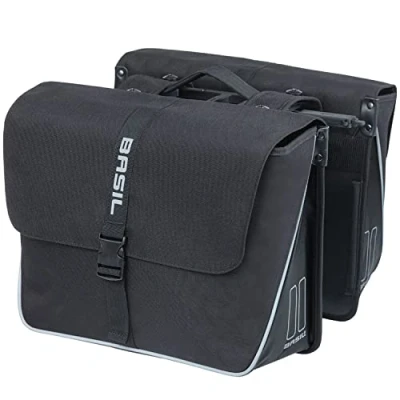 Afbeelding van Dubbele fietstas Basil Forte MIK 35 liter 41 x 15 34 cm zwart/zwart