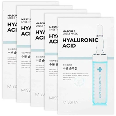 Afbeelding van Missha Mascure Hyaluronic Acid Rescue Solution Sheet Mask