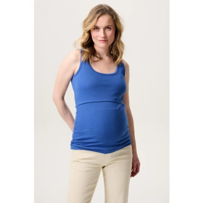 Image de Noppies Voedingstop Jamee Dazzling Blue XL 95% Organisch katoen / 5% Elastomeer