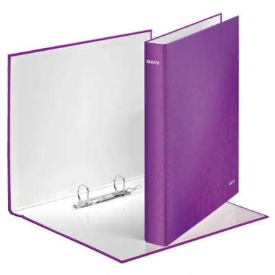 Image de Leitz 4241 WOW classeur avec 2 anneaux en D (40 mm) violet