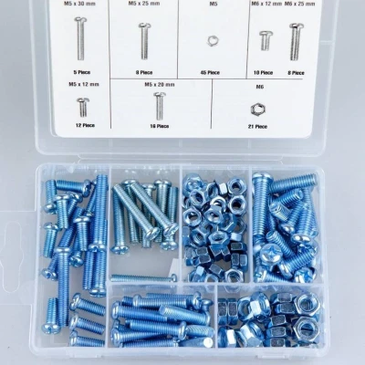 Afbeelding van Benson Bouten en Moeren Assortiment 125 delig