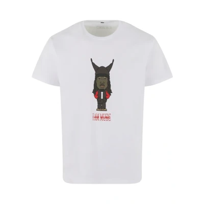 Afbeelding van Mister Tee Tshirt print, Heren, Maat: Medium, White