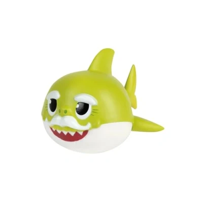 Afbeelding van opa Shark de groene van Baby Speelfiguurtje / Badspeeltje 8 cm kunststof Comansi