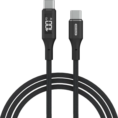 Afbeelding van Sitecom Usb c Kabel Led Display 1.5 M Zwart (ca 1005)