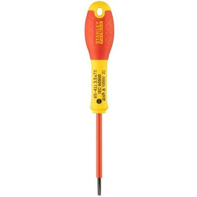 Afbeelding van Stanley fatmax vde schroevendraaier parallel 3,5 x 75mm 0 65 411