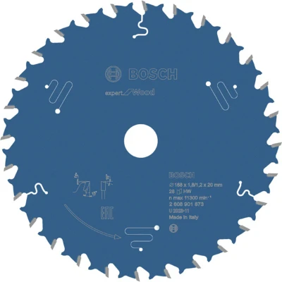 Afbeelding van Bosch Accessories 2608901873 Cirkelzaagblad Aantal tanden: 28 1 stuk(s)