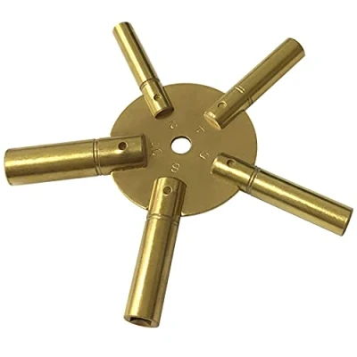 Afbeelding van Brass CLOCK SPIDER KEY WINDING KEYS 2 10 NIEUW TOOL by Jewellers Tools