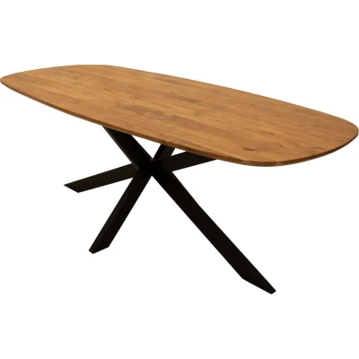 Afbeelding van Kick eettafel Dana 210cm warm bruin