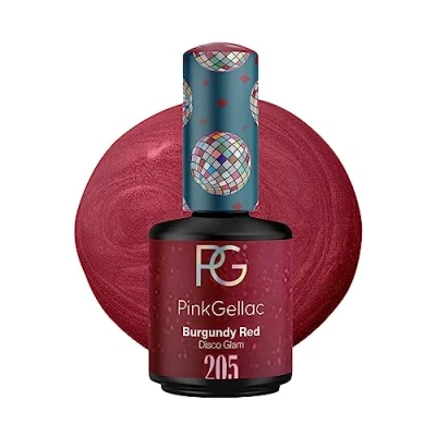 Afbeelding van Pink Gellac 205 Burgundy Red Gel Nagellak 15 Ml