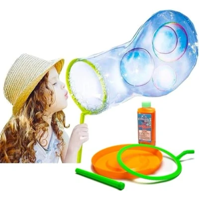 Afbeelding van Toyland® Reusachtig Bubbel maken Kit / Oplossing Maak enorme bubbels Buitenspeelgoed Tuinspellen (Bubbel Kit)