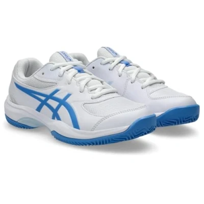 Afbeelding van Asics Gelgame GS OC Trainingsschoen voor kinderen, Maat: 35, White blue coast Hoogwaardig imitatieleer