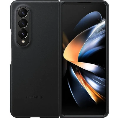 Afbeelding van Samsung Leather Cover for Galaxy Z Fold4 Black