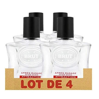 Afbeelding van Brut Attraction Totale Aftershave lotion 4 x 100 ml