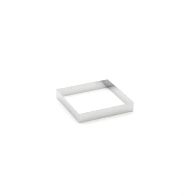 Afbeelding van DE BUYER 3905.12 vierkante cirkel van roestvrij staal f 17 ht 2 cm 12