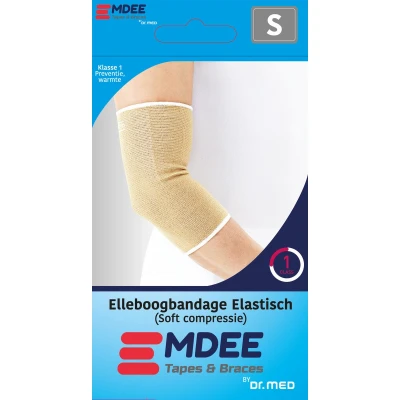 Afbeelding van Emdee Elleboogbandage Elastisch Maat S 1ST