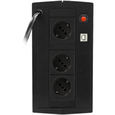 Afbeelding van Atlantis OnePower 1000LE UPS 230 Volt wisselstroom V 600 Watt 1200 VA 4,5 ampère uur USB uitgangen: 3