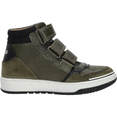 Afbeelding van Develab Sneakers hoog voor kinderen, Maat: 30, Groen Leer