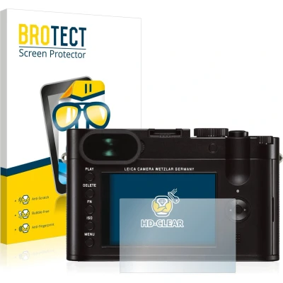 Afbeelding van BROTECT Screenprotector voor Leica Q (Typ 116) Folie Beschermfolie transparant (2 Stuks)