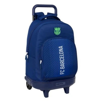 Image de SAFTA Sac à dos big, compact removable wheels polychlorure de vinyle (PVC) bleu marine FC Barcelone