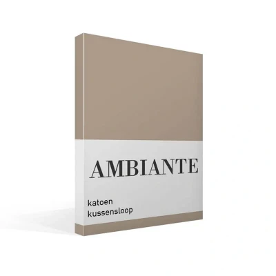 Afbeelding van Ambiante Percaline Kussenslopen 60x70 cm set van 2 Taupe