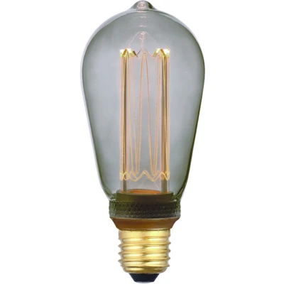 Afbeelding van Freelight Lamp LED ST64 5W 100 LM 1800K 3 standen DIM Rook