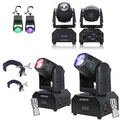 Afbeelding van IBIZA LIGHT 2 lichtspellen set van Lyres LMH250 RC Dmx snel en krachtig ideaal decoratie voor DJ sfeer, bruiloft, verjaardag, bar, club, disco, feest