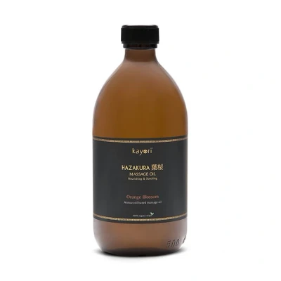 Afbeelding van Kayori Massageolie 500ml Hazakura