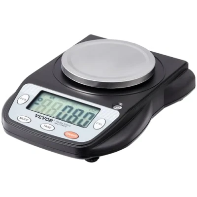 Afbeelding van VEVOR analytische weegschaal, laboratoriumweegschaal, precisie, 600 g x 0,01 g, digitale elektronische weegschaal voor keuken, sieradenindustrie, met 6 eenheidsomzettingen,