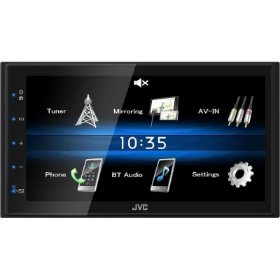 Afbeelding van JVC KW M25BT 2 DIN Multimedia autoradio met bluetooth