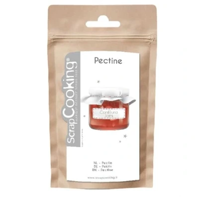 Image de ScrapCooking Pot de Pectine en Poudre 50 g Gélifiant pour Confitures, Pâtes Fruits, Gelées, Nappages Fruits Ingrédient Pâtisserie 4491