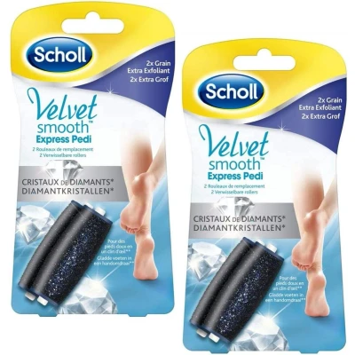 Afbeelding van Scholl Velvet Smooth Wet &amp; Dry Roller Heads Regular 2 Stuks