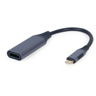 Afbeelding van Gembird USB Type C naar HDMI beeldschermadapter, space grey