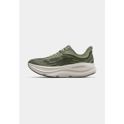 Afbeelding van HOKA Bondi Hardloopschoenen voor op de weg, Heren, Maat: 44 2/3, Sea moss/eucalyptus Textiel/ synthetisch