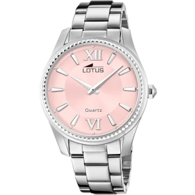 Afbeelding van LOTUS Dameshorloge 18898/C Bliss grijs zilver 316l roestvrijstalen kast armband, Armband
