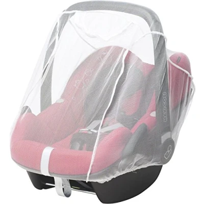 Afbeelding van Playshoes Muskietennet/klamboe voor autostoeltjes Wit maat Onesize