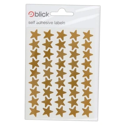 Afbeelding van Blick 135 stuks metallic sterren 14 mm goud