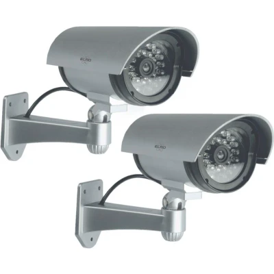 Afbeelding van ELRO CDB25S 2 Outdoor Dummy Camera met LED&#039;s Pack