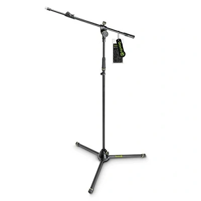 Afbeelding van Gravity MS 4322 B Microfoonstatief, met telescopische boompole zwart