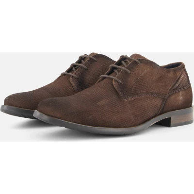 Afbeelding van Bugatti Licio Eco Veterschoenen bruin Textiel Maat 40
