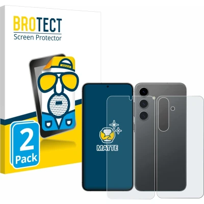 Afbeelding van BROTECT Screenprotector voor Samsung Galaxy S24 Plus (Voor+Achter) Folie Beschermfolie matte (2 Stuks)