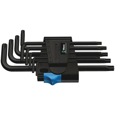 Image de WERA 967/9 TX HF 1 Jeu de clés à douilles avec fonction maintien BlackLaser 9 pièces 05024244001