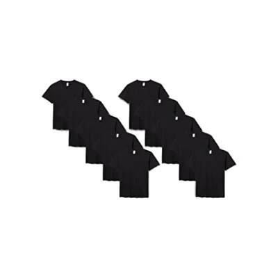 Afbeelding van Fruit of the Loom Valueweight T shirt met korte mouwen voor heren (10 stuks), Zwart 36