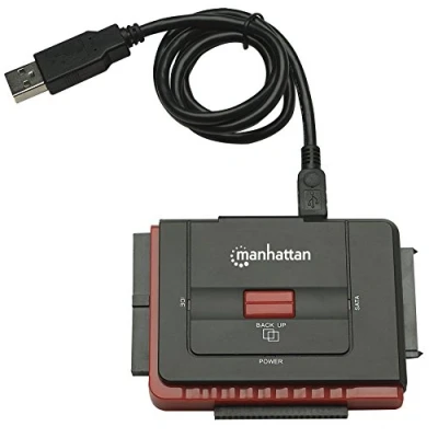 Afbeelding van Manhattan HDD Adapter [1x USB A 2.0 stekker 1x SATA bus 7 polig, IDE 40 polig] 0.76 m