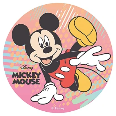 Afbeelding van DEKORA Eetbare dansende Mickey schijf