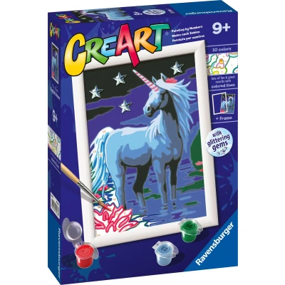 Afbeelding van Ravensburger CreArt Magical Unicorn Schilderen op nummer voor kinderen