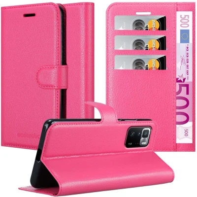 Afbeelding van Cadorabo Hoesje geschikt voor Xiaomi POCO X3 GT in KERSEN ROZE Beschermhoes met magnetische sluiting, standfunctie en kaartvakje Book Case Cover Etui
