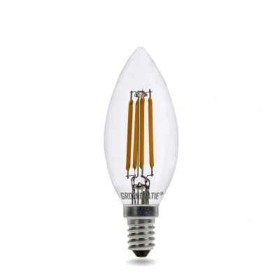 Afbeelding van E14 LED Filament Kaarslamp 4W Extra Warm Wit Dimbaar