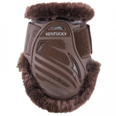 Afbeelding van Kentucky Strijklappen Young Horse Vegan Sheepskin Bruin/Bruin L
