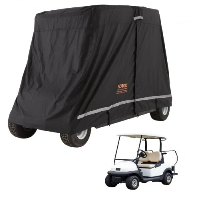 Image de VEVOR housse de voiturette golf 4 passagers, imperméable en Polyester 600D, universelle, adaptée